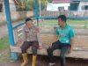 Personil Bhabinkamtibmas Polsek Muara Kuang Sambangi Warga, Sampaikan Himbauan Kamtibmas dan Larangan Karhutlah