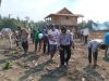 BHABINKAMTIBMAS POLSEK MUARA KUANG HADIRI PENANAMAN JAGUNG PROGRAM KETAHANAN PANGAN DI DESA BERINGIN DALAM
