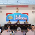 Polres OKI Evaluasi Kinerja Lewat Gelar Operasional , Perkuat Strategi Pelayanan dan Kamtibmas