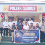 Kapolsek Gandus Mengajak Ormas dan Masyarakat Syukuran Motong Tumpeng Dalam Memperingati HUT Bhayangkara Ke-80