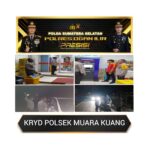 Antisipasi Tindak Kejahatan Malam Libur, Polsek Muara Kuang Laksanakan KRYD