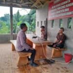 Babhinkamtibmas Polsek Sajira Polres Lebak Sambangi Warganya untuk menjalin silaturahmi
