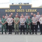 Kapolres Lebak Perkuat Soliditas Bersama Kajari, Dandim 0603/Lebak, dan Danbrigif 14/Mandala Yudha