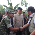 Dandim 0402/OKI Dampingi Pangdam II/Sriwijaya Hadiri Panen Raya TNI Dukung Ketahanan Pangan Nasional