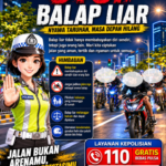 Polda Banten Edukasi Bahaya Balap Liar Demi Keselamatan Bersama