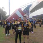 Kapolsek Muara Kuang dan Personel Semarakkan Sumsel Bhayangkara Fun Run 2026 di Palembang