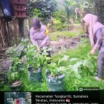 Bhabinkamtibmas Polsek Tungkal Ilir Ajak Warga Desa Bentayan Sukseskan Program Pekarangan Pangan Bergizi