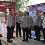 Presiden RI Resmikan Jembatan Merah Putih Presisi di Banyuasin, Kapolda Sumsel Salurkan 1.000 Paket Sembako