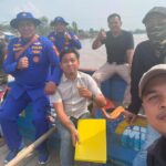 Satpolairud Polres Banyuasin Tindak Lanjuti Aspirasi Masyarakat Terkait Aktivitas Tambat Tugboat dan Tongkang di Sungai Muara Padang