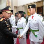 Kapolda Banten Hadiri Pengukuhan Paskibraka dan Pasukan 45 Provinsi Banten 2026