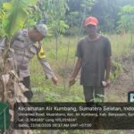Bhabinkamtibmas Air Kumbang Ajak Warga Dukung Program P2B