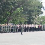 Danrem 044/Gapo Pimpin Langsung Gelar Pasukan Pengamanan Kunker Presiden RI