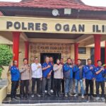 Kapolsek Muara Kuang Dampingi Anggota SPSI Silaturahmi ke Kapolres Ogan Ilir