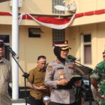 Kapolres Lebak Pimpin Apel Sabuk Kamtibmas, Bhabinkamtibmas dan Pengamanan Swakarsa