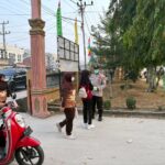 Lindungi pelajar dari kabut asap, polres OKI bagikan masker di SMA Negeri 1 Kayuagung