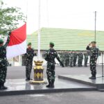 Korem 044/Gapo Mantapkan Semangat Pengabdian melalui Upacara Mingguan
