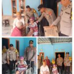 POLSEK SELEBAR BERSAMA YAYASAN BUNDA SARMANI SERAHKAN BANTUAN KURSI RODA UNTUK WARGA LANJUT USIA DI PAGAR DEWA
