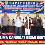 Lima Kandidat Resmi Bertarung, Danramil Pebayuran Minta Pendukung Tak Bikin Konflik