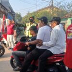 500 Pendukung Turun ke Jalan, Kampanye Cakades Serang Nomor 1 Dikawal TNI-Polri