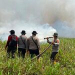 126 Titik Api Terdeteksi di Cengal, Polres OKI Intensifkan Mitigasi Karhutla