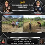 “Bhabinkamtibmas Polsek Tanjung Lago, Aipda Purnomo Ajak Masyarakat Desa Banyu Urip Kec. Tanjung Lago, Dukung Program P2B, Wujudkan Swasembada Pangan Nasional”