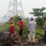 Ground Check Hotspot Temukan Titik Api di Sungai Rengit, Polisi Padamkan Karhutla Seluas 3 Hektare