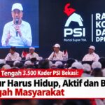 Jokowi di Tengah 3.500 Kader PSI Bekasi: Struktur Harus Hidup, Aktif dan Bekerja di Tengah Masyarakat