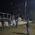 Kapolsek Muara Kuang Pimpin Patroli Hunting Antisipasi Tindak Kejahatan di Malam Minggu
