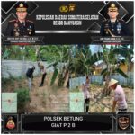 Bhabinkamtibmas Polsek Betung Aipda Nopiadi, SH, Ajak Masyarakat Dukung Program Swasembada Pangan Nasional