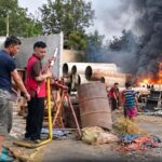 Babinsa Koramil 01/Tambun Respons Cepat Kebakaran Gudang, Tidak Ada Korban Jiwa