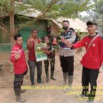 Patroli Terpadu di Desa Pulau Muning, Tim Gabungan Sosialisasikan Pencegahan Karhutla