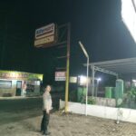 Anggota Polsek Leuwidamar Polres Lebak, Patroli Malam Hari Guna Mencegah Gangguan Kamtibmas