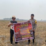 Polsek Muara Padang Gencarkan Patroli dan Sosialisasi Pencegahan Karhutla di Margo Mulyo 16