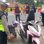 Hari Kedua Operasi Patuh Maung 2026, Satlantas Polres Lebak Tertibkan Knalpot Brong dan Pengendara Tanpa Helm